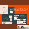 appiah app landing page elementor template kit