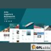 artic logistics business elementor template kit