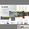 atap roofing service construction elementor template kit