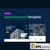 axial construction company elementor template kit