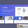 azir finance consulting elementor template kit