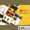 barata fast food burger elementor template kit