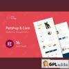 beige pet shop woocommerce elementor template kit