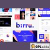 birru simple portfolio elementor template kit