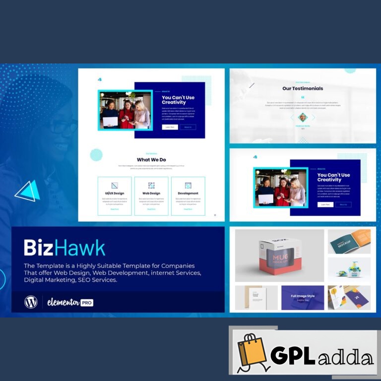 BizHawk - Corporate Agency Elementor Template Kit
