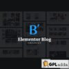 blabber modern blog magazine elementor template kit