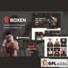 boxen boxing school martial arts elementor template kit
