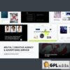 brutal creative agency advertising service elementor template kit