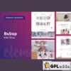 bubup kids store baby shop elementor template kit