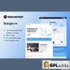 burgeon tech startup business elementor template kit