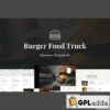 burger food truck popup restaurant elementor template kit