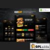 burgry burger fast food restaurant elementor template kit