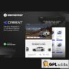 carent car rental business auto dealer elementor template kit