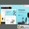 cleanary cleaning service company elementor template kit