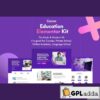courso online university courses elementor template kit