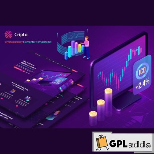 Cripto - Cryptocurrency & Bitcoin Elementor Template Kit