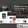 danse dance school and studio elementor template kit