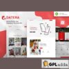 datera online dating mobile app landing elementor template kit