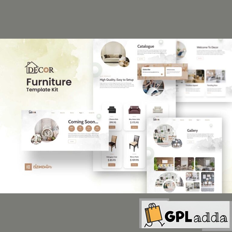 Decor - Furniture & Interior Design Elementor Template Kit