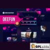 deefun festival event organizer elementor template kit