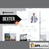 dexter personal portfolio elementor template kit