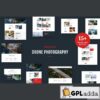 drone media aerial photography videography elementor template kit