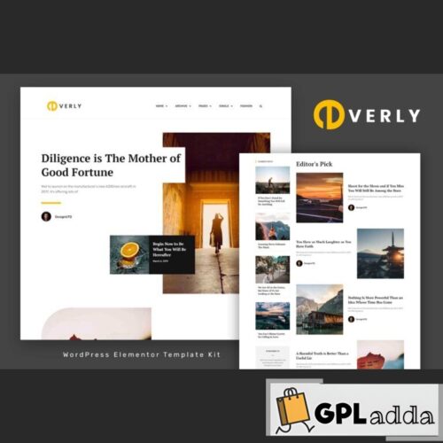 Everly - Blog & Magazine Elementor Template Kit