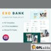 exobank financial elementor template kit