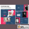 exposure personal portfolio elementor template kit