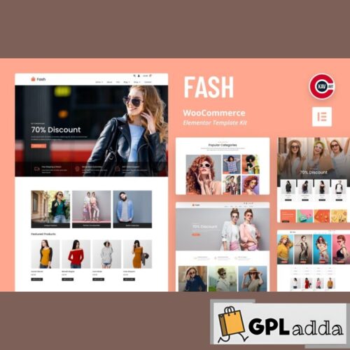 Fash - WooCommerce Elementor Template Kit