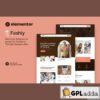 fashly fashion clothing designer elementor template kit