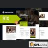 fitx fitness gym elementor template kit