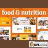 food nutrition elementor template kit