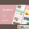 foodhunt food catering service elementor template kit