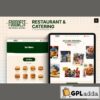 foodrest restaurant catering elementor template kit