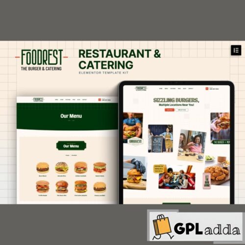 Foodrest - Restaurant & Catering Elementor Template Kit