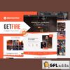 getfire firefighter department elementor template kit