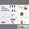 gloas life coach online courses elementor template kit