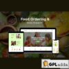 gourmet food ordering delivery elementor template kit