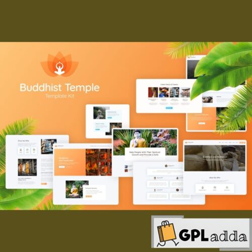 Great Lotus - Buddhist Temple Template Kit