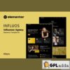 influos influencer agency elementor template kit