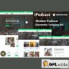 ipodcast modern podcast elementor template kit