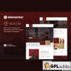 justic law firm legal services elementor template kit