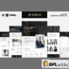 justico law firm elementor template kit