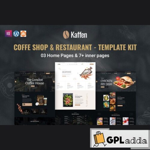 Kaffen - Coffe Shop & Restaurant Elementor Template Kit