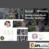 kasal wedding event planner elementor template kit