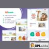 kidzonia kindergarten child care elementor template kit