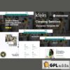 klein cleaning services elementor template kit
