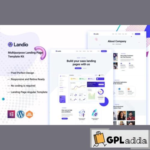 Landio - Multipurpose Elementor Template Kit