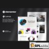 lensa camera photography equipment store elementor template kit
